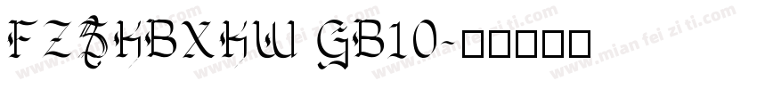 FZSKBXKW GB10字体转换